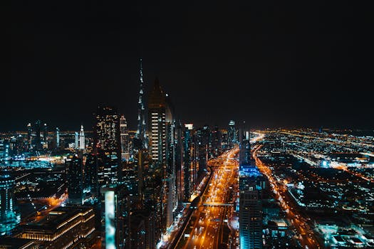 Dubai Skyline Hotels With Crystal Paths and Infinity Floors