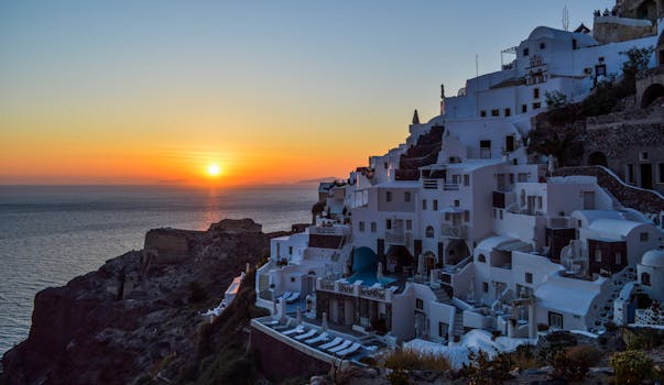 Santorini Cliff Hotels With Dome Walls and Infinity Ceilings