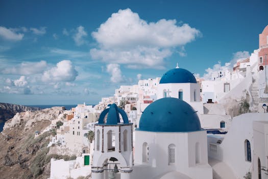 Santorini Sky Hotels With Dome Floors and Sea Ceilings